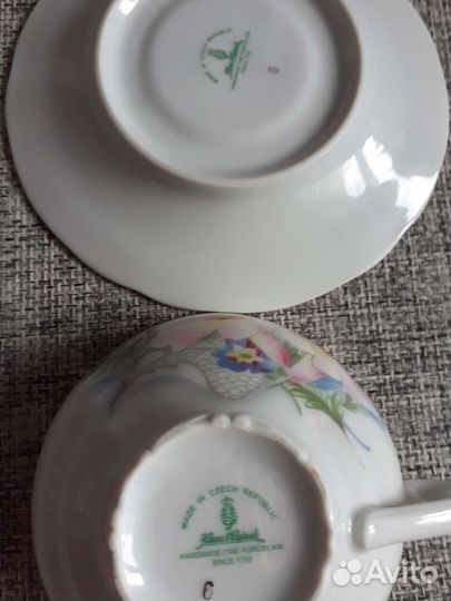 Чайные пары на 6 персон пр.Чехословакия б/у