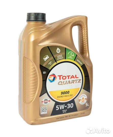 Масло Total Quartz HKS G-310 5w-30 5л