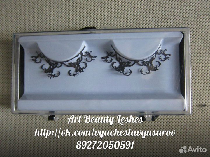 Узорчатые ресницы накладные -5 видов