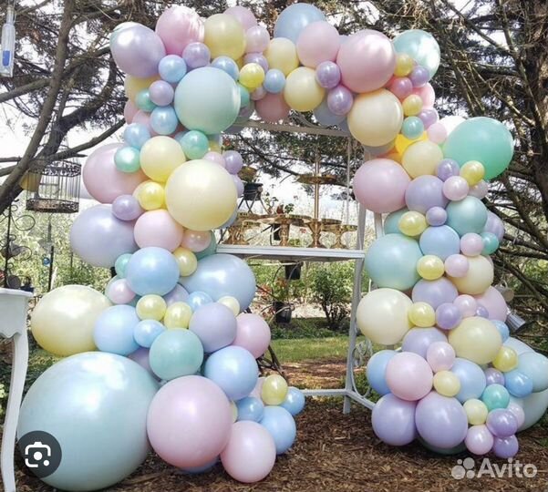 Оформление шарами открытия магазина, выпускной