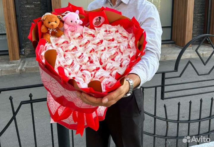 Съедобные букеты из сухофруктов и орехов