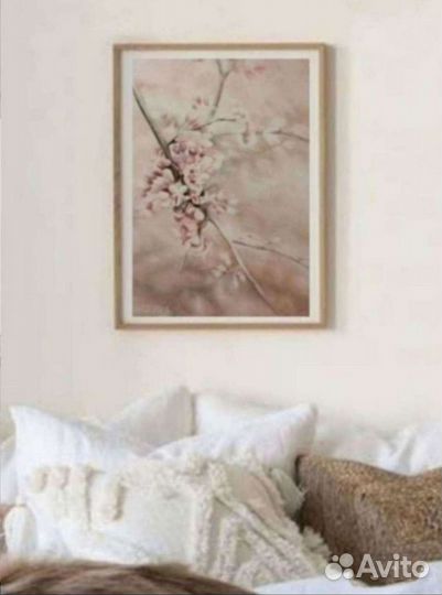 Картина маслом цветение сакуры
