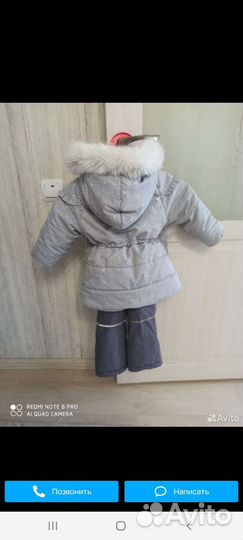 Зимний костюм для девочки