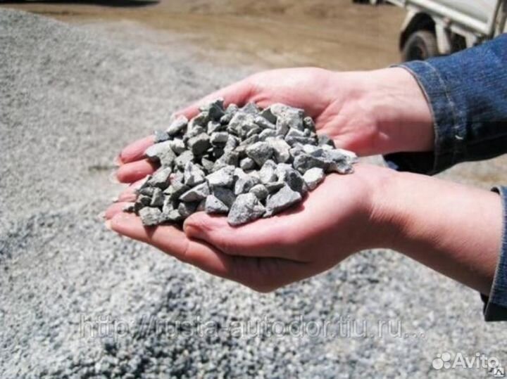Песок, щебень