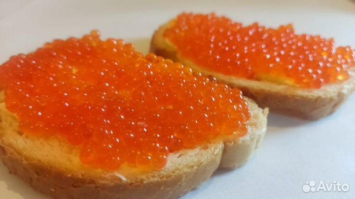 Красная икра форели