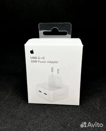 Быстрая зарядка iPhone 35W (два разъема) + кабель