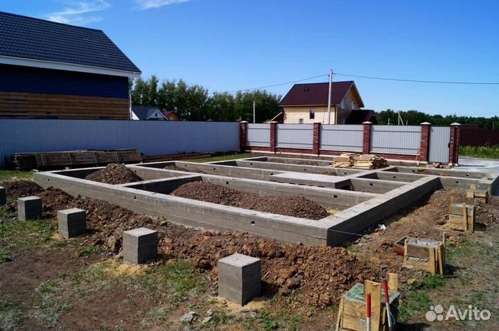 Фундамент дома под ключ