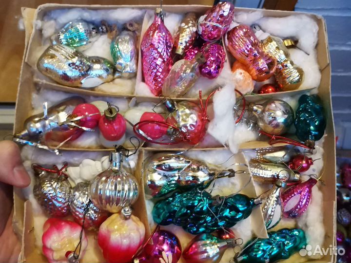 Елочные игрушки СССР