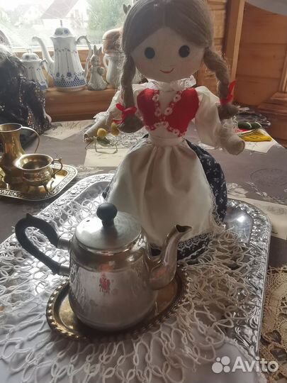 Чайник заварочный с грелкой Кукла