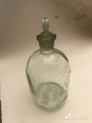 Бутыль лабораторная 1 л с притертой крышкой