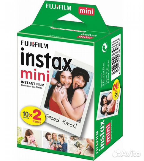 Картридж Fujifilm Instax Mini (20 фото) (Зеленый)