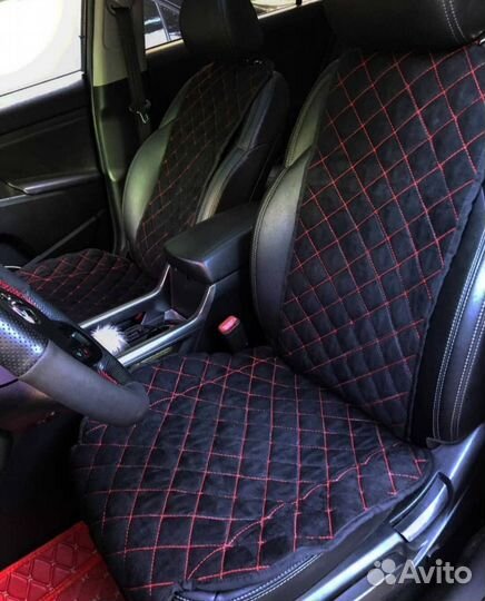 Накидки на сиденья из велюра