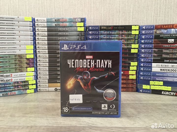 Новый Marvel Человек-Паук Майлз Моралес PS4