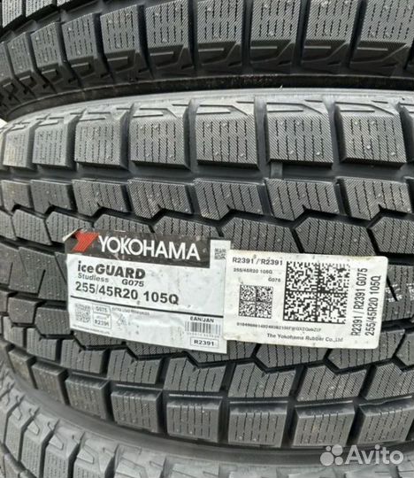 Yokohama Ice Guard G075 235/50 R20 и 255/45 R20 104Q