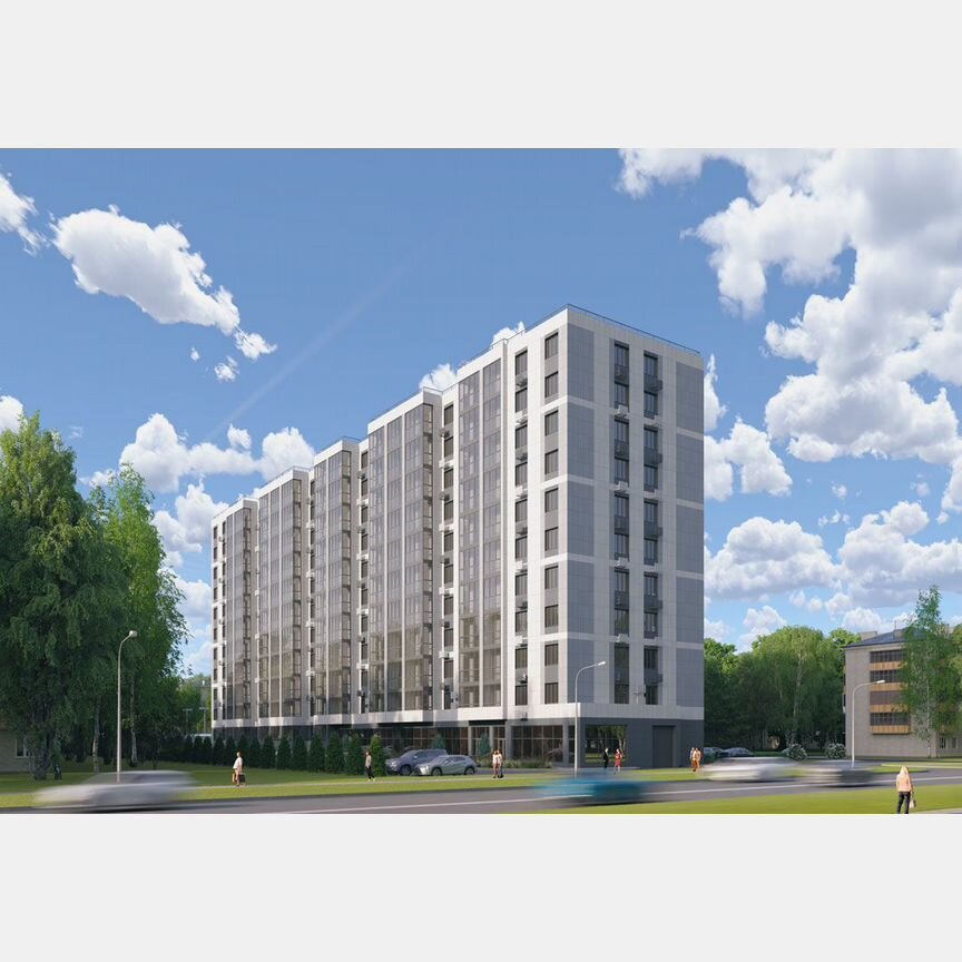 2-к. квартира, 64,4 м², 4/11 эт.