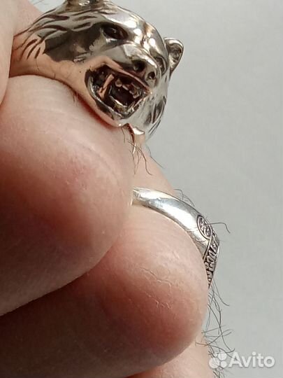 Серебряное кольцо мужское печатка