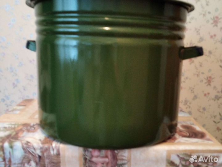 Кастрюля бак эмалированная