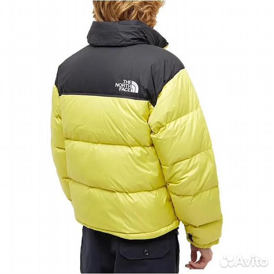 THE north face 1996 Collection Down Jackets Men Yellow+Shopping Bag (L)(90)