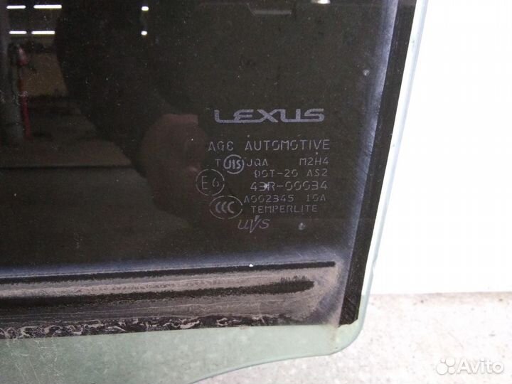 Стекло двери задней левой Lexus RX 350 450H 2009-2