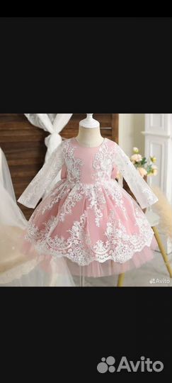 Платье на девочку 90