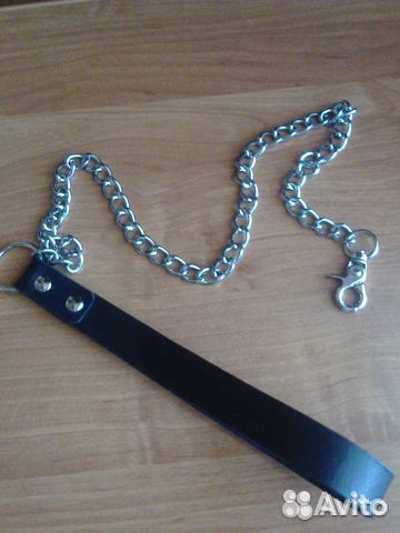 Поводок с цепью