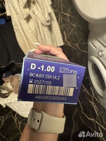 Линзы контактные Adria Go -1.00