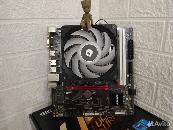 Игровой комплект i5 10400f/b560m/16gb/кулер