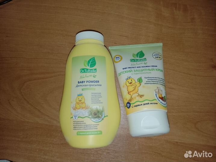 Детская присыпка, детский крем