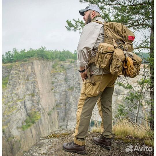 Брюки hybrid outback - DuraCanvas - Taiga Green / Black A
