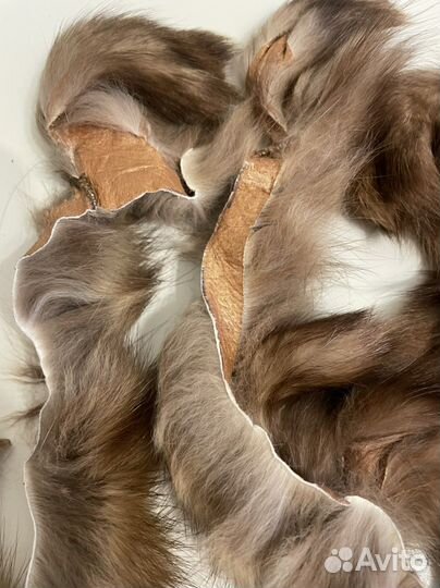 Мех норки и куницы обрезки