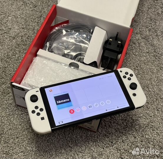 Прошитая Чип Nintendo Switch oled 128gb Pico