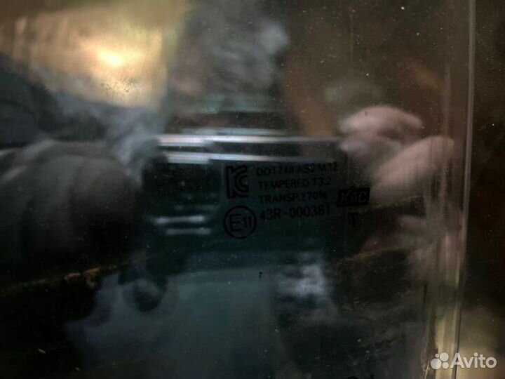 Стекло двери заднее Kia Rio 3 2014
