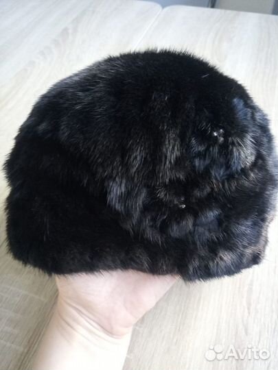 Шапка норковая женская