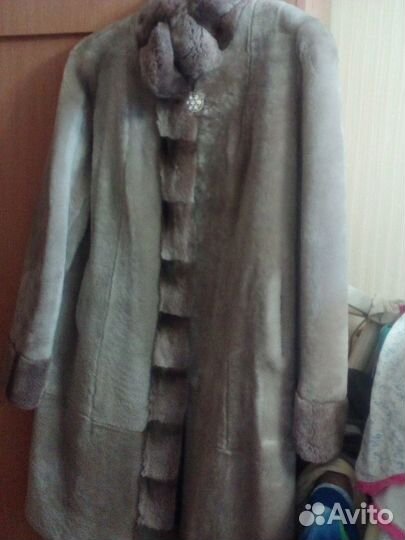 Продам свою шубу натуральный мутон