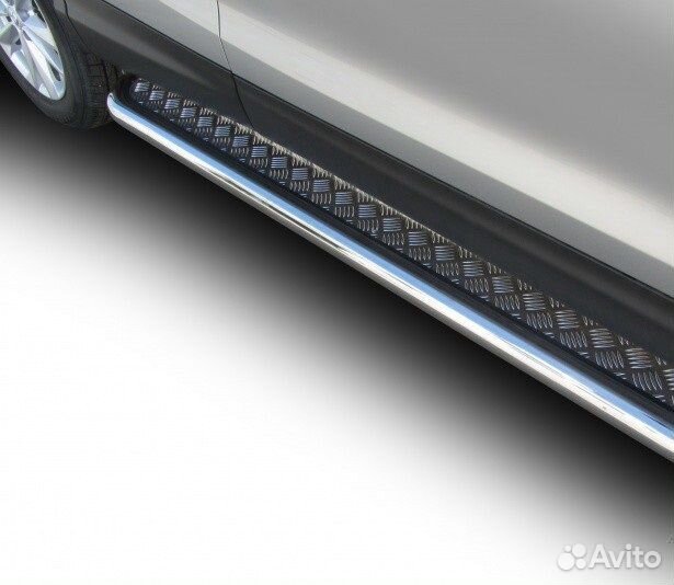 Защита порогов Nissan qashqai (2014)