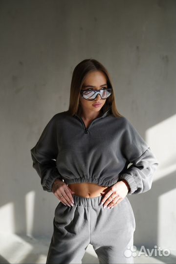 Спортивный костюм женский графит