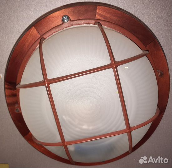 Светильник Самарканд 1302 Круг с решёткой Вишня