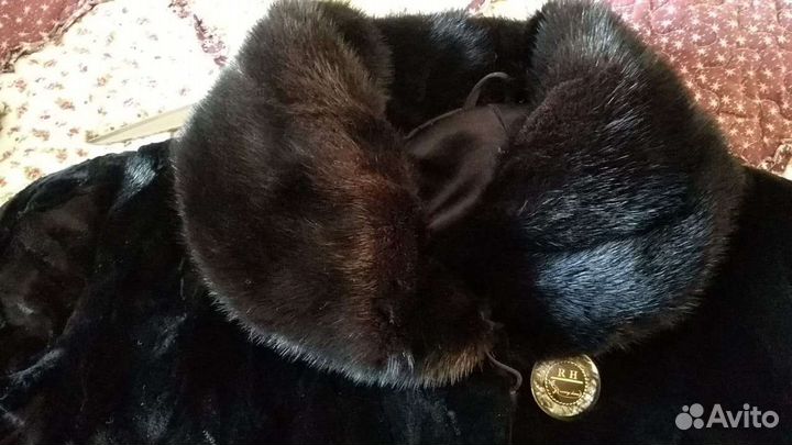 Шуба кролик/стриженная норка/норка