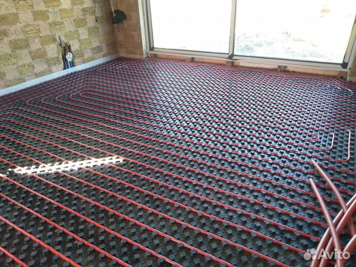 Монтаж систем отопления и водоснабжения