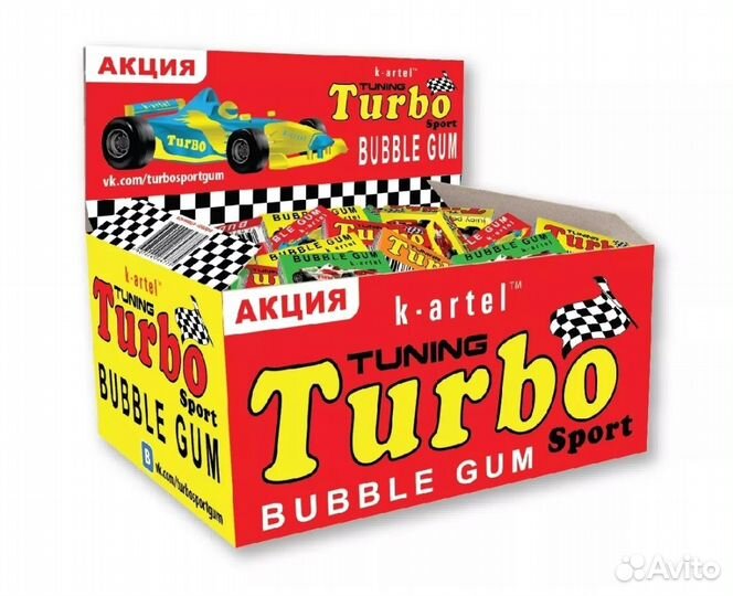 Жевательная резинка turbo (Турбо )