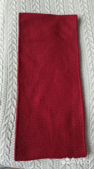 Комплект шапка и снуд красные