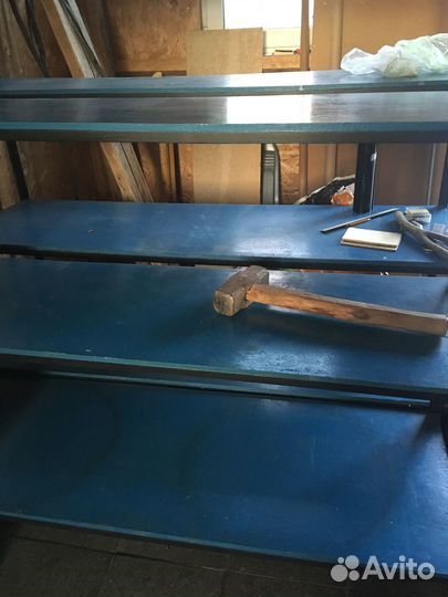 Стеллаж для гаража из металл. уголка