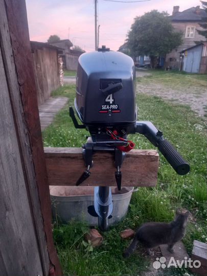 Лодочный мотор sea pro 4 силы
