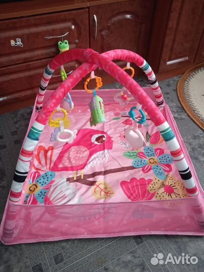 Развивающий коврик с бортиками