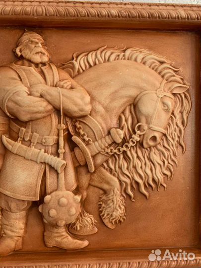 Гипсовое панно барельеф