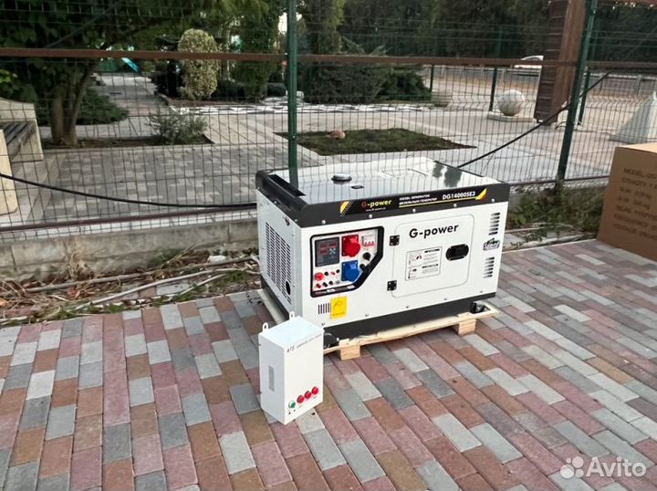 Генератор дизельный 12 кВт g-power