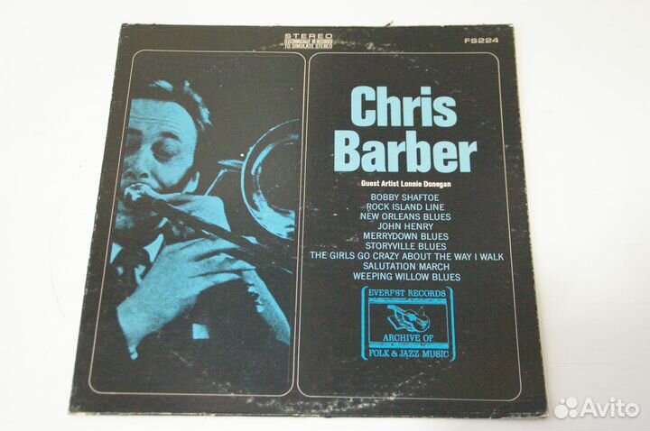 Пластинка Chris Barber With Guest USA 1968 EX