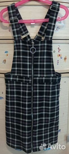 Брюки(проданы), сарафан, юбка-шорты, р-р 134-140