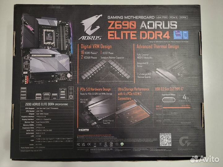 Материнская плата Gigabyte Z690 Aorus Elite DDR4