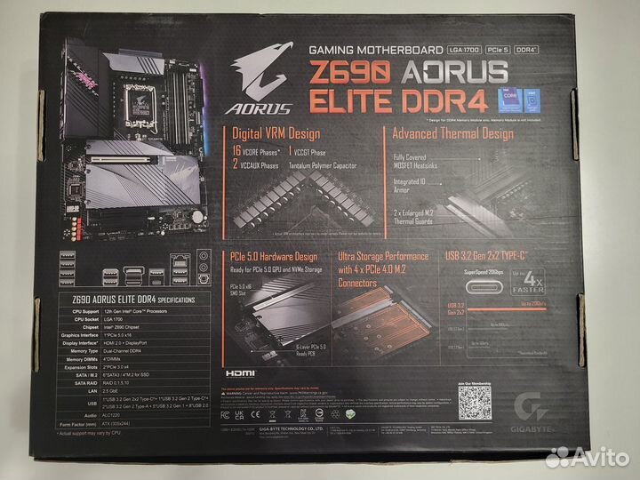 Материнская плата Gigabyte Z690 Aorus Elite DDR4